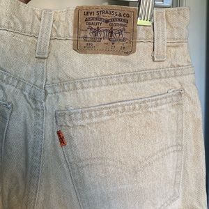 Vintage Levis Women's 550 Jeans Khaki Denim